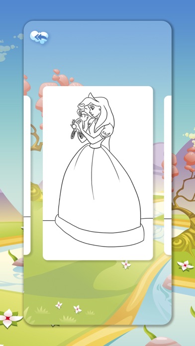 Princess coloring books game screenshot 3