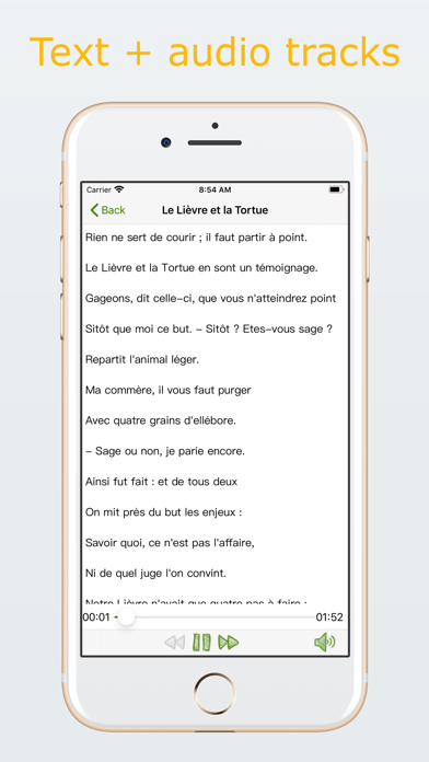 How to cancel & delete Lafontaine's fables-fr audio : Easy and short classic poetry and tales of Jean de La Fontaine in french from iphone & ipad 2