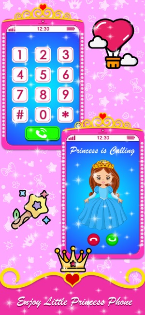 Pink Princess Learning Phone