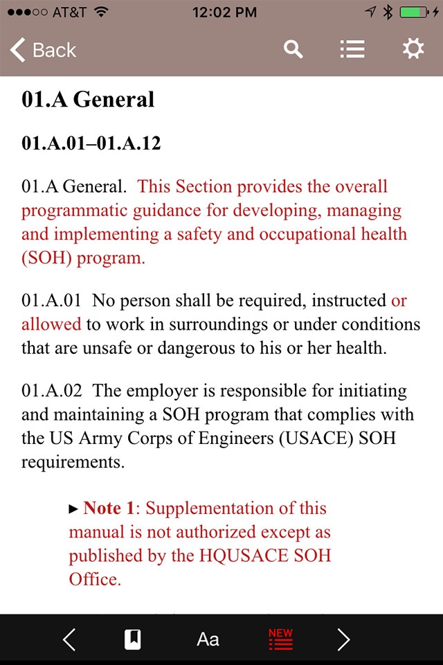 USACE screenshot 4