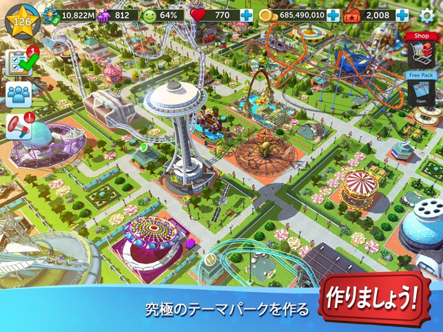 Rollercoaster Tycoon Touch をapp Storeで