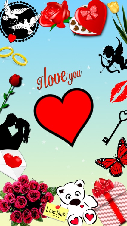 I Love You Stickers Emoji By Ghislain Fortin