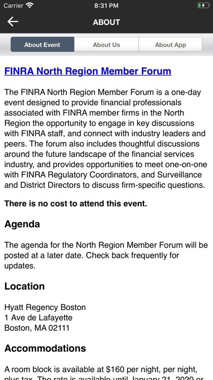 FINRA’s Events screenshot-5