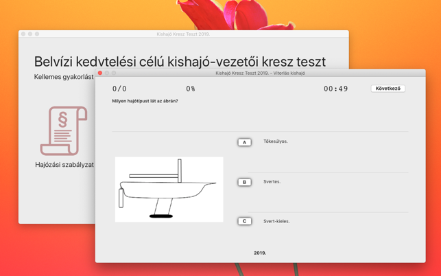 Kishajó Kresz Teszt 2019(圖2)-速報App