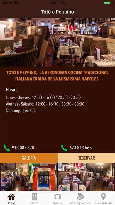 How to cancel & delete Restaurante Totò e Peppino from iphone & ipad 1