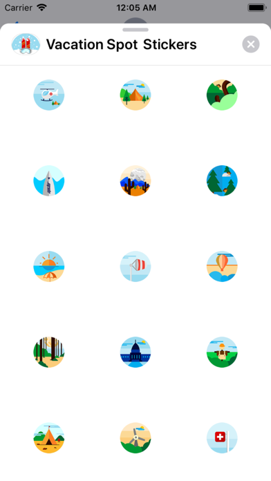 Vacation Spot Stickers screenshot 3