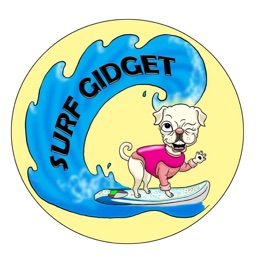 Surf Gidget the Pug