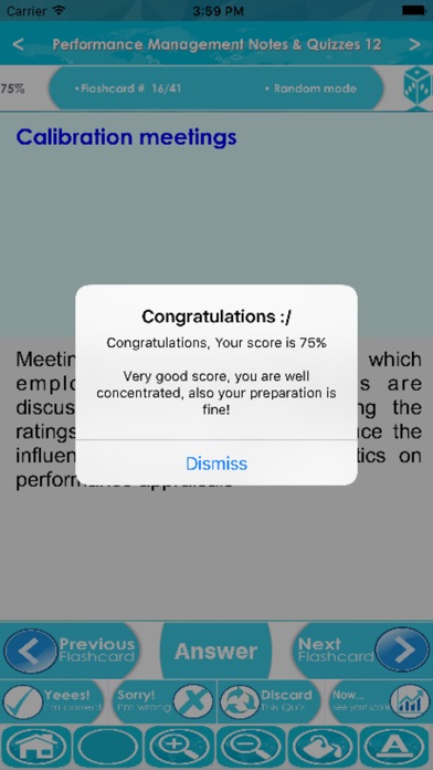 How to cancel & delete Performance Management Exam Review: 800 Flashcards from iphone & ipad 4