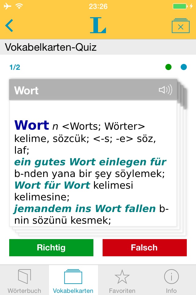 Großes Türkisch Wörterbuch screenshot 3