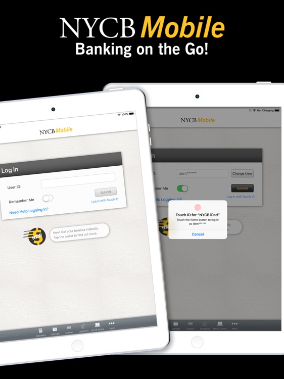NYCB Mobile® for iPad