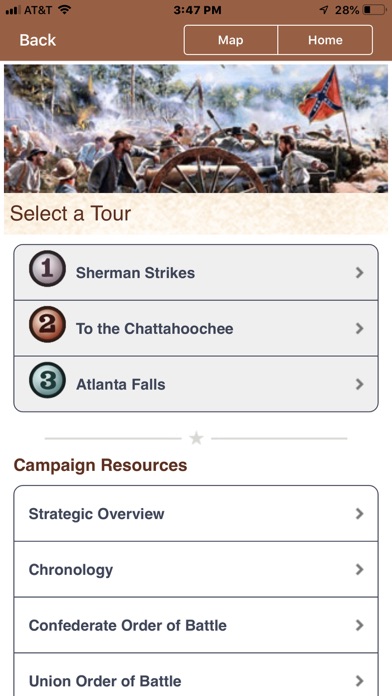 How to cancel & delete Atlanta Campaign Battle App from iphone & ipad 3