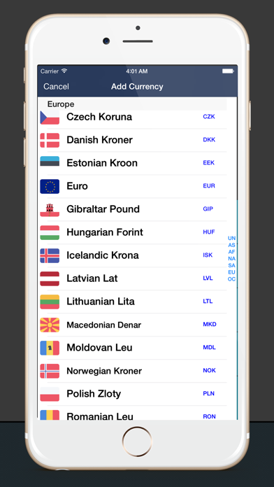 Currency Exchange Rates Screenshot 3