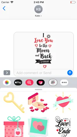 Game screenshot Love Romance - Adult Stickers mod apk