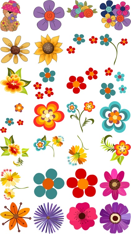 Flower Stickers #1