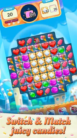 Game screenshot Nyan Cat: Candy Match mod apk