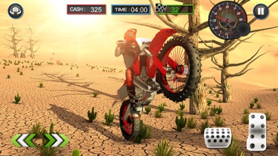 砂漠の競争の挑戦：速いスピードのバイクのおすすめ画像1