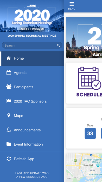 2020 TAC Spring Meetings screenshot 2