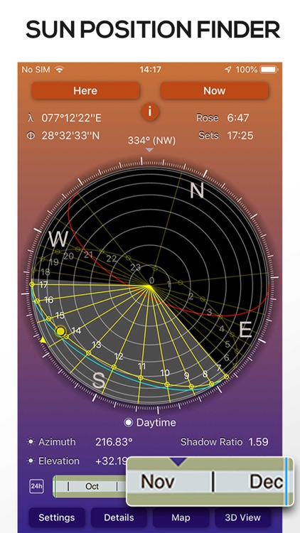 Sun Seeker Sun Tracker Compass screenshot-7