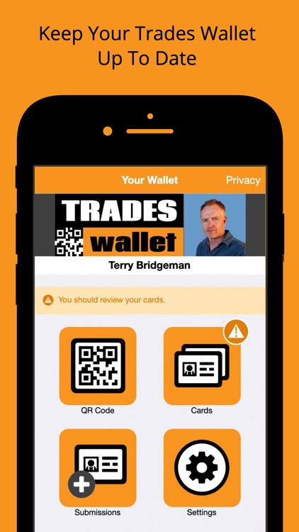 Trades Wallet Self Service