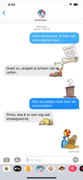 Game screenshot Sinterklaas voor iMessage mod apk