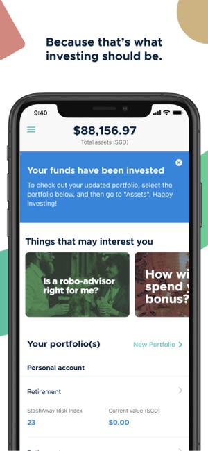 StashAway: Invest and save(圖5)-速報App