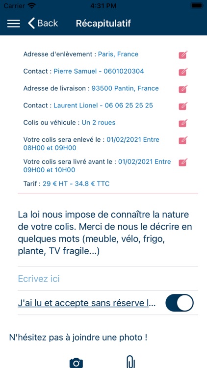 USEND Livraison Personnalisée screenshot-7