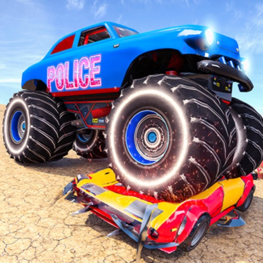 US Police Monster Truck Derby Icon