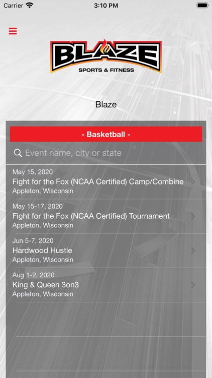 Blaze Events