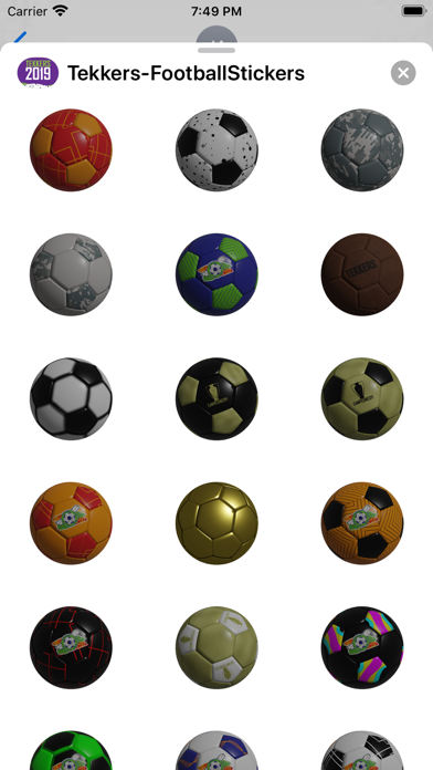 Soccer - Stickers screenshot 3