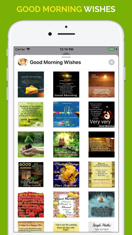 Good Morning Wishes Stickers