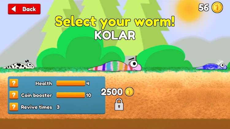 Worm Runner: Dig or jump!