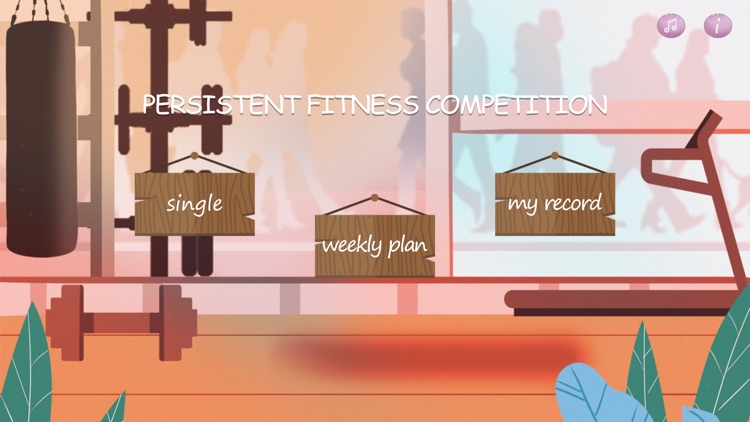 Persistent Fitness Competition