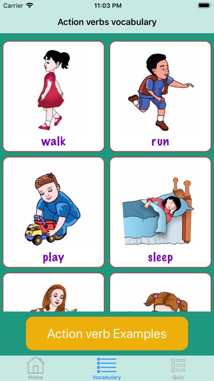 Learn English:Action Verb screenshot-4