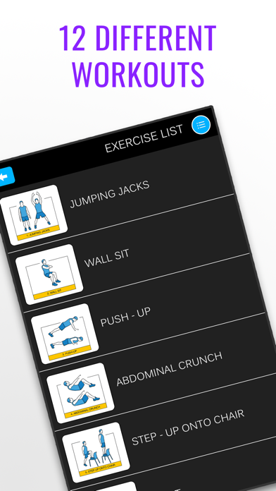 Quick Daily Workout Planner screenshot 2