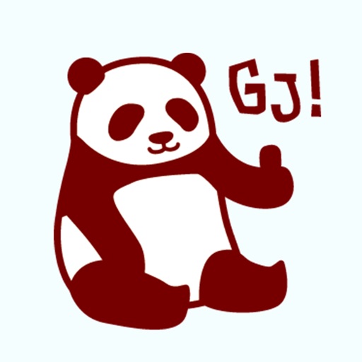 Convenient panda icon
