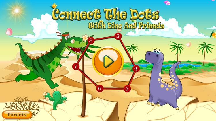 Dinosaur Dots Connect for kids screenshot-1