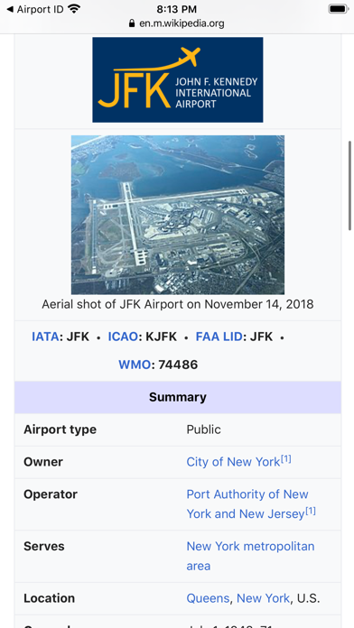 Airport ID screenshot 3