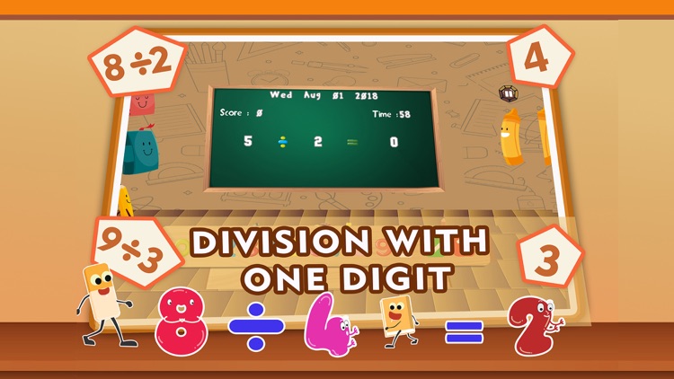 Learning Math Division Games