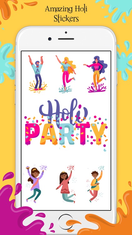 Holi Stickers - Dhuleti Emojis screenshot-3