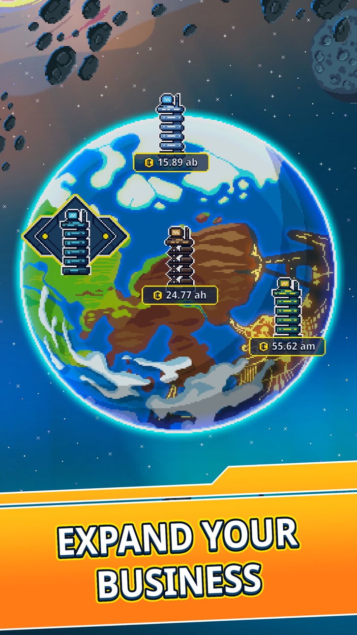 Idle Space: Tycoon - Free Hack screenshot 4 - iOS game interface
