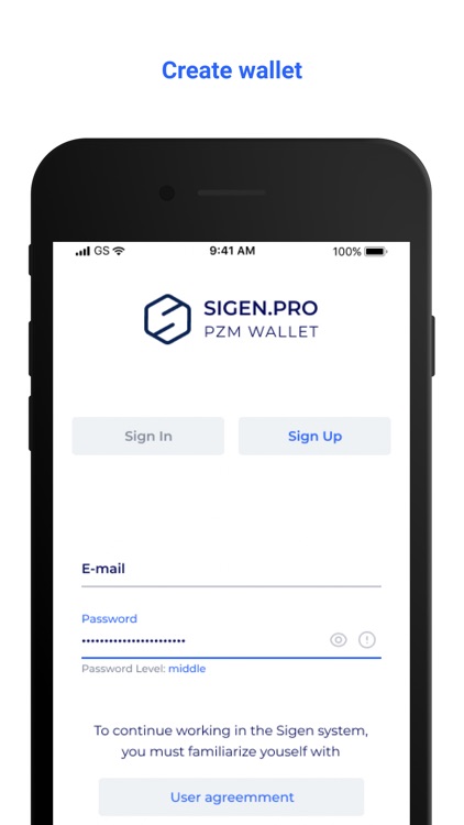 Sigen Prizm Wallet