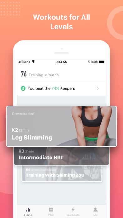 Keep: Fitness &Workout Trainer screenshot 4