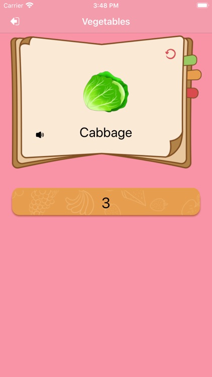 Fruit&Vegetable word spelling screenshot-3