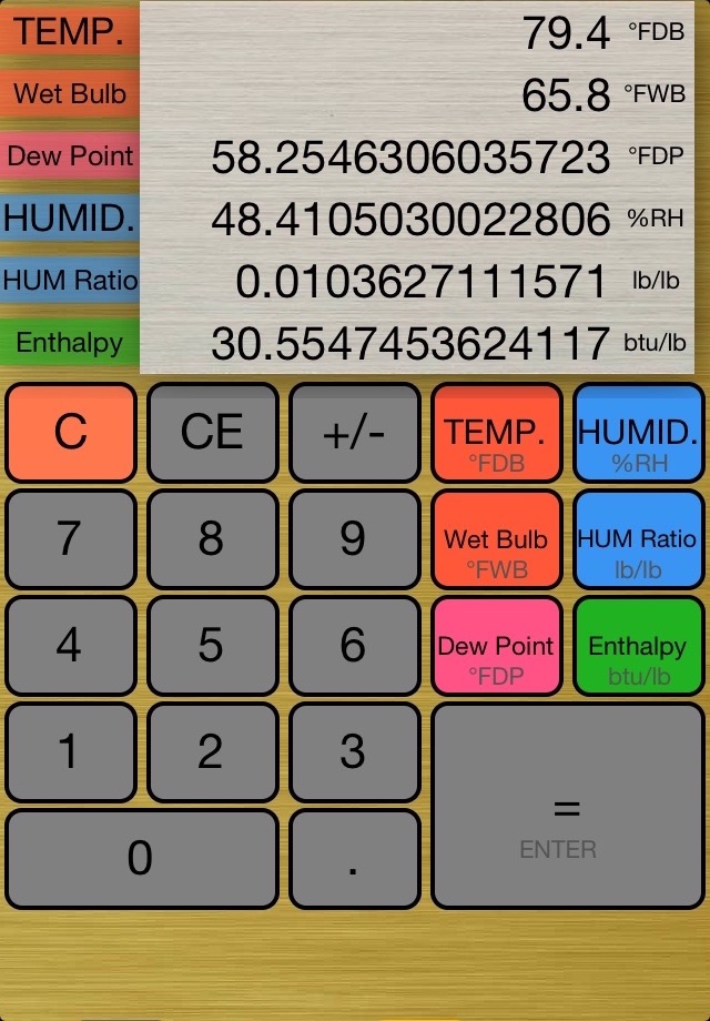 Calculator of Air screenshot 4