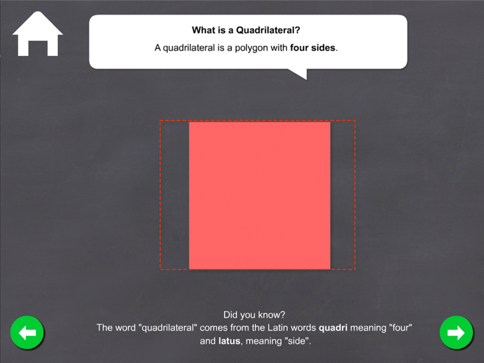 Quadrilaterals - Math Games