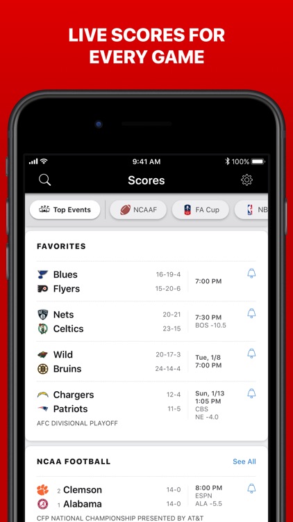 ESPN: Live Sports & Scores screenshot-6