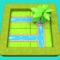 By changing the direction of water on the ground, you connect water and trees