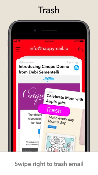 Swipe Mail for Gmail screenshot 4