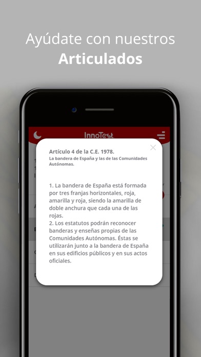 InnoTest Constitución 1978 screenshot 4