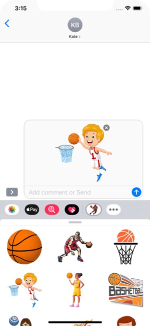 Basketball Stickers Pack(圖5)-速報App